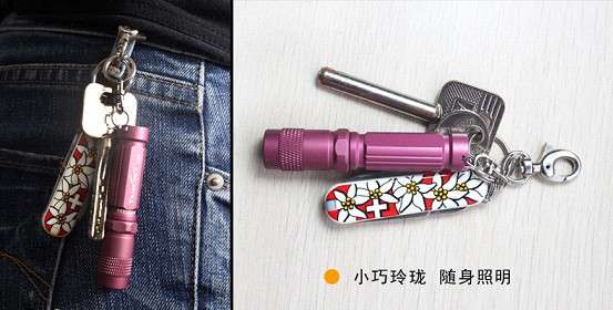 TANK007 EDC、迷你LED手電筒